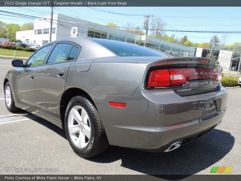 Tungsten Metallic / Black/Light Frost Beige 2012 Dodge Charger SXT