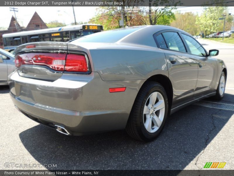 Tungsten Metallic / Black/Light Frost Beige 2012 Dodge Charger SXT