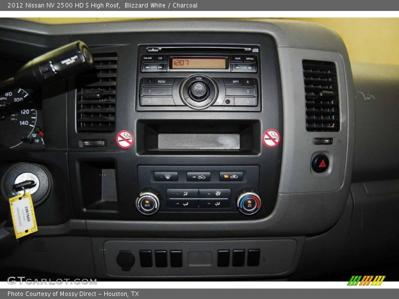 Blizzard White / Charcoal 2012 Nissan NV 2500 HD S High Roof