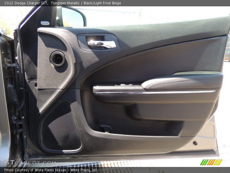 Tungsten Metallic / Black/Light Frost Beige 2012 Dodge Charger SXT