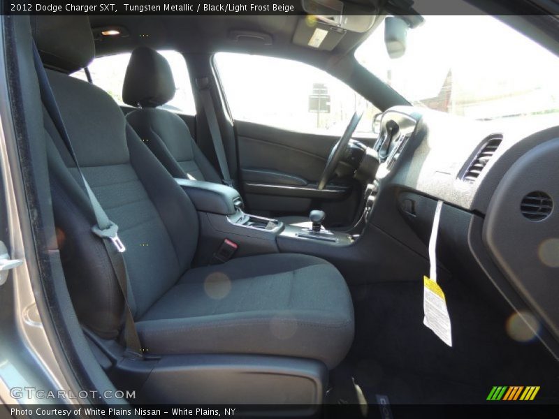 Tungsten Metallic / Black/Light Frost Beige 2012 Dodge Charger SXT