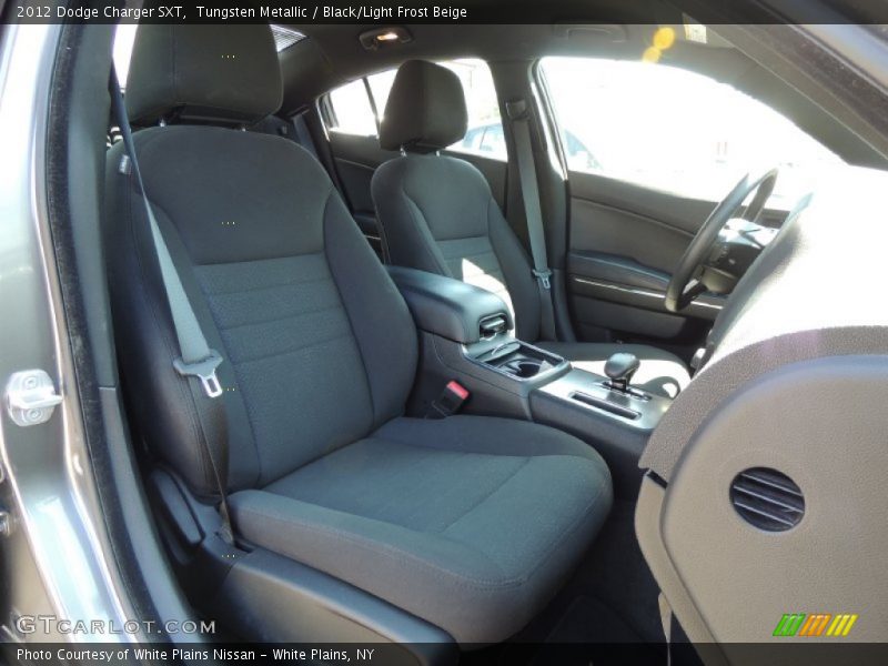 Tungsten Metallic / Black/Light Frost Beige 2012 Dodge Charger SXT