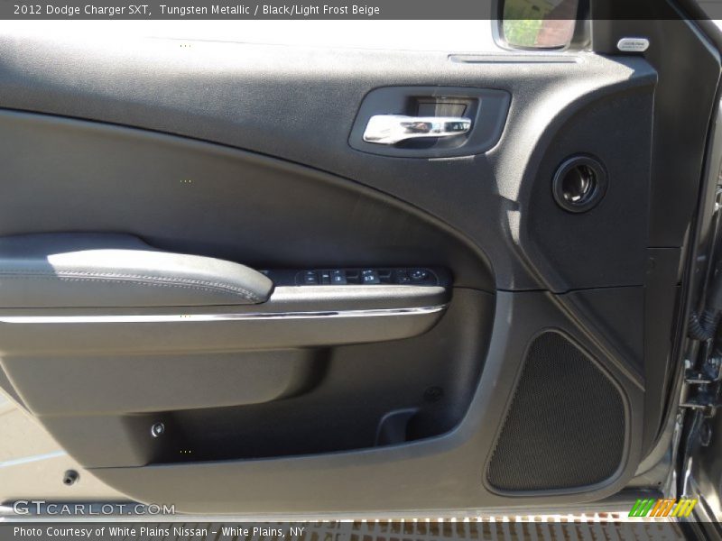 Tungsten Metallic / Black/Light Frost Beige 2012 Dodge Charger SXT