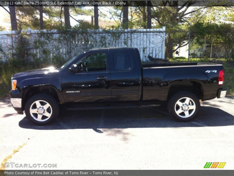 Onyx Black / Ebony 2012 GMC Sierra 2500HD SLE Extended Cab 4x4