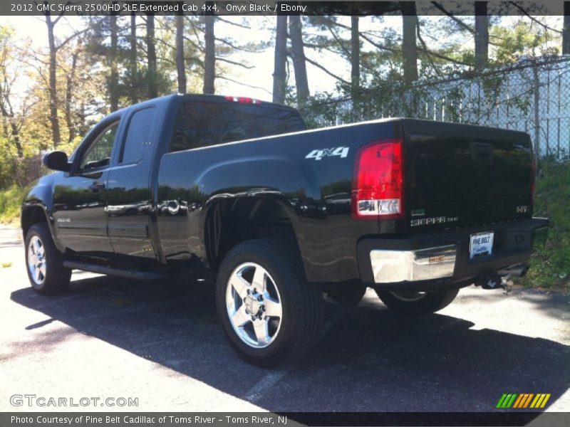 Onyx Black / Ebony 2012 GMC Sierra 2500HD SLE Extended Cab 4x4