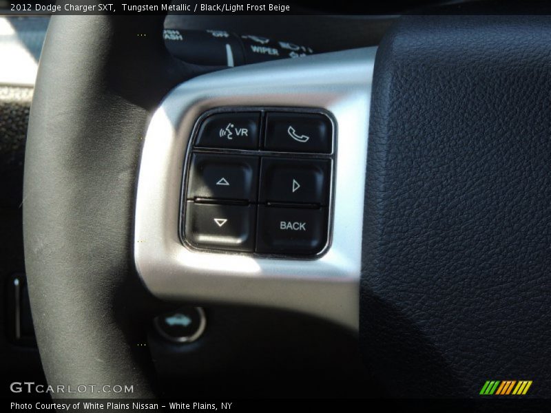 Tungsten Metallic / Black/Light Frost Beige 2012 Dodge Charger SXT