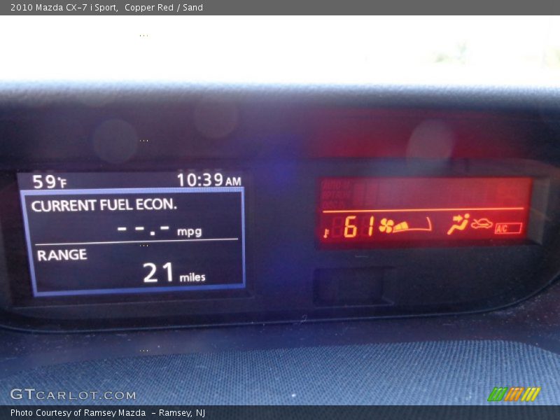 Copper Red / Sand 2010 Mazda CX-7 i Sport