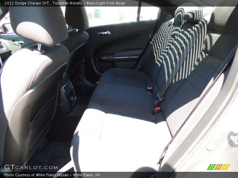 Tungsten Metallic / Black/Light Frost Beige 2012 Dodge Charger SXT