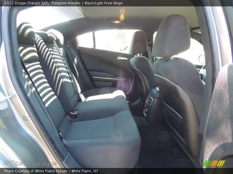 Tungsten Metallic / Black/Light Frost Beige 2012 Dodge Charger SXT