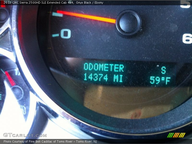 Onyx Black / Ebony 2012 GMC Sierra 2500HD SLE Extended Cab 4x4