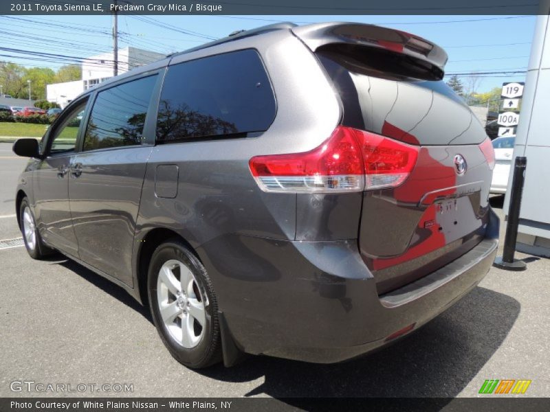 Predawn Gray Mica / Bisque 2011 Toyota Sienna LE