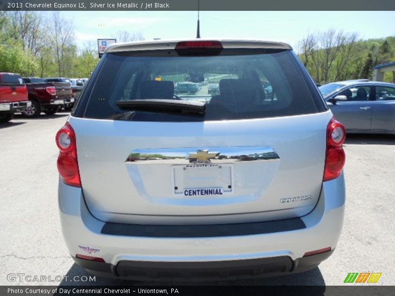 Silver Ice Metallic / Jet Black 2013 Chevrolet Equinox LS