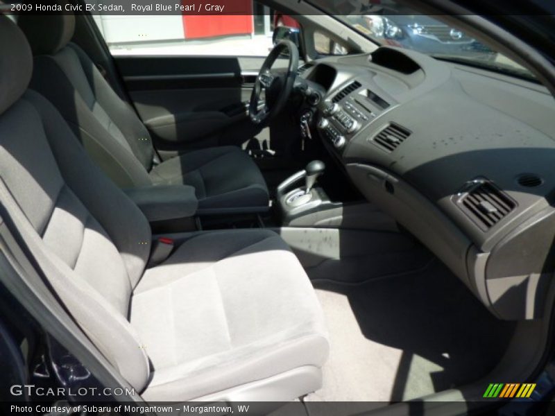 Royal Blue Pearl / Gray 2009 Honda Civic EX Sedan