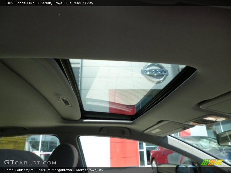 Royal Blue Pearl / Gray 2009 Honda Civic EX Sedan