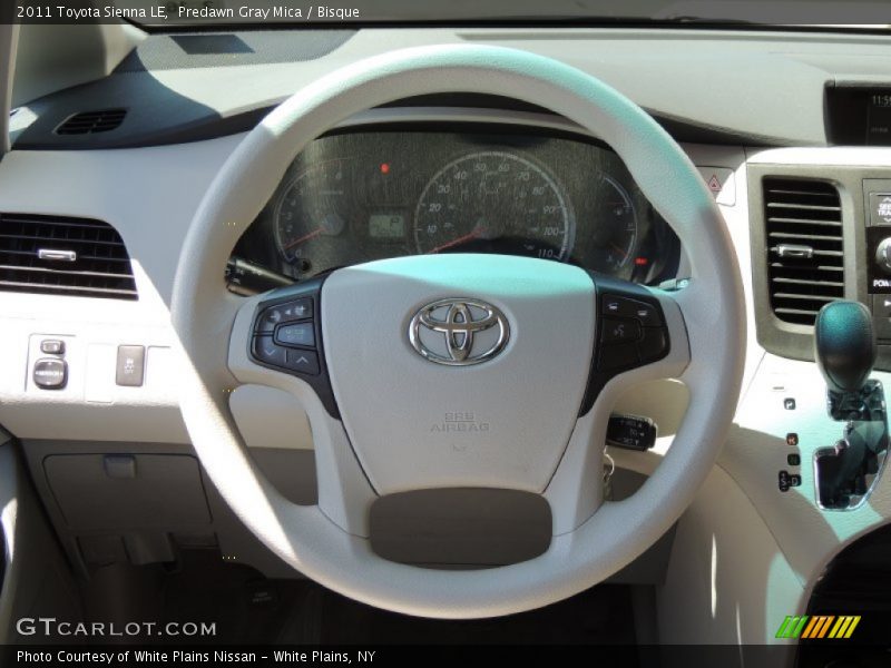 Predawn Gray Mica / Bisque 2011 Toyota Sienna LE