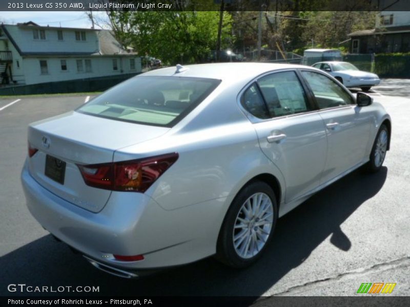 Liquid Platinum / Light Gray 2013 Lexus GS 350 AWD
