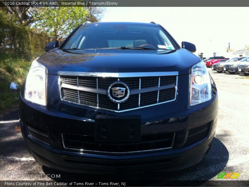 Imperial Blue / Titanium/Ebony 2010 Cadillac SRX 4 V6 AWD
