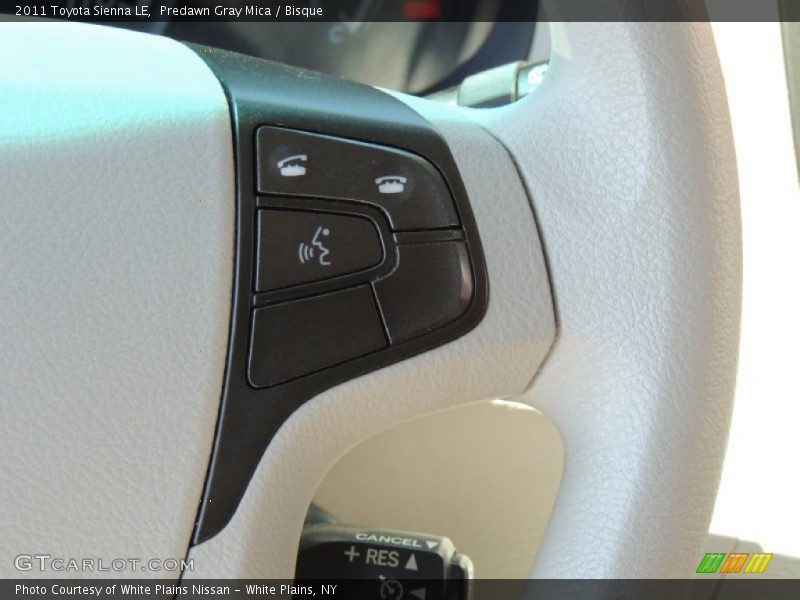 Predawn Gray Mica / Bisque 2011 Toyota Sienna LE