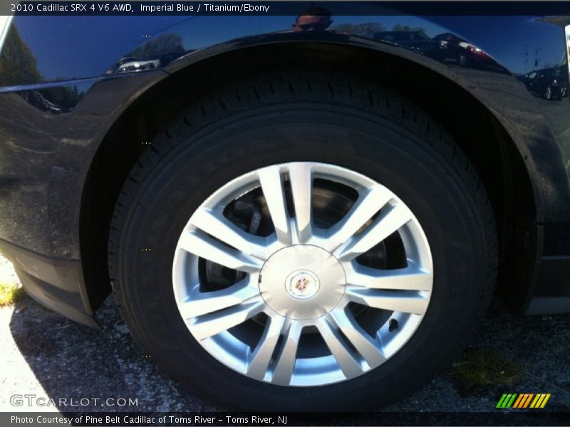 Imperial Blue / Titanium/Ebony 2010 Cadillac SRX 4 V6 AWD