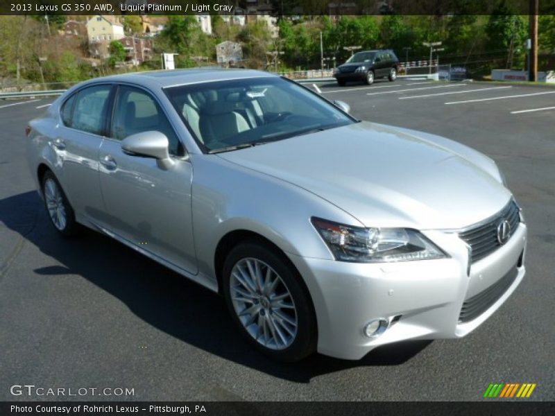 Liquid Platinum / Light Gray 2013 Lexus GS 350 AWD