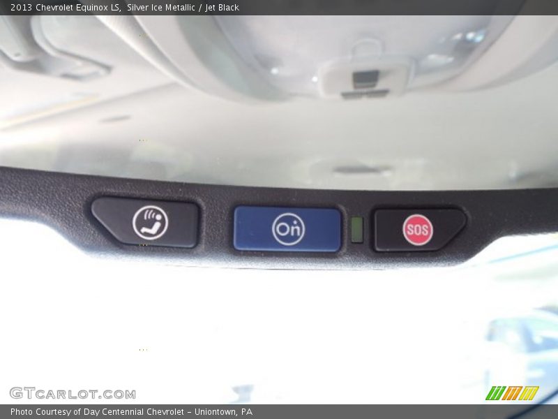 Silver Ice Metallic / Jet Black 2013 Chevrolet Equinox LS