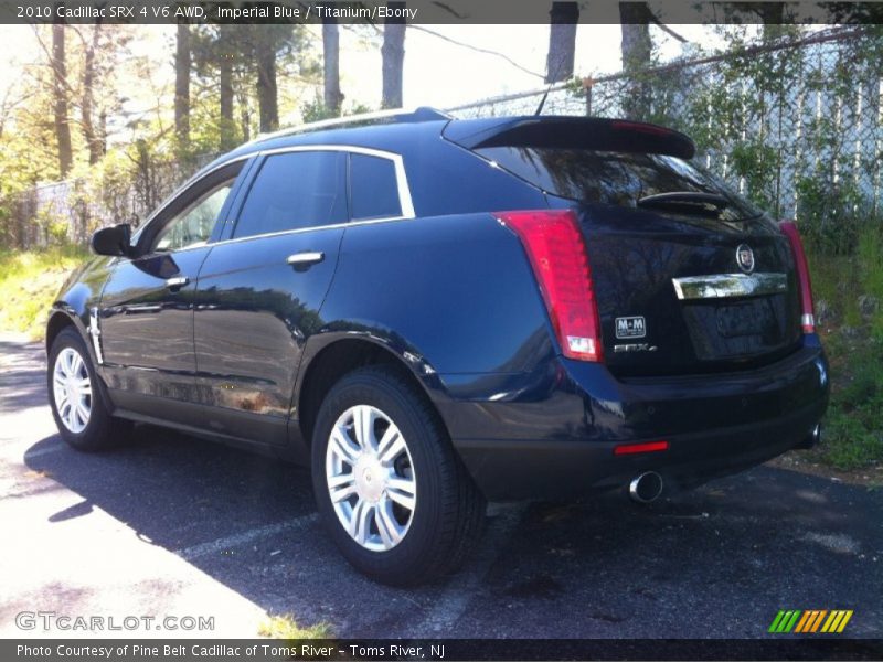 Imperial Blue / Titanium/Ebony 2010 Cadillac SRX 4 V6 AWD