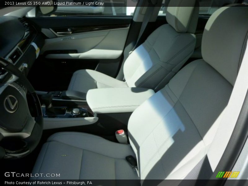 Liquid Platinum / Light Gray 2013 Lexus GS 350 AWD