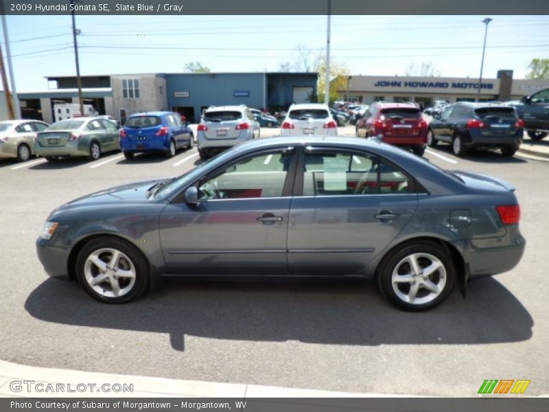 Slate Blue / Gray 2009 Hyundai Sonata SE