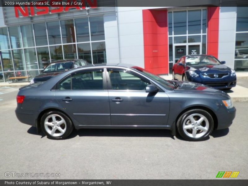 Slate Blue / Gray 2009 Hyundai Sonata SE