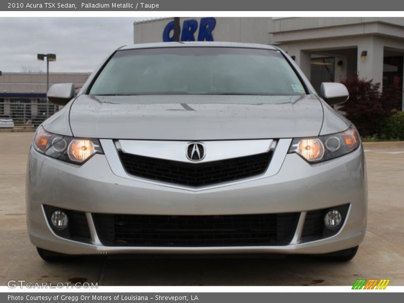Palladium Metallic / Taupe 2010 Acura TSX Sedan