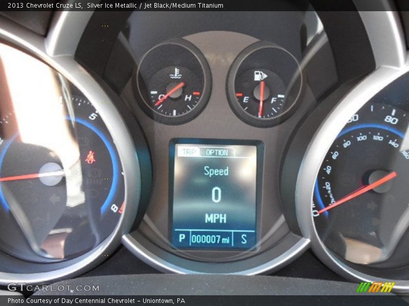 Silver Ice Metallic / Jet Black/Medium Titanium 2013 Chevrolet Cruze LS
