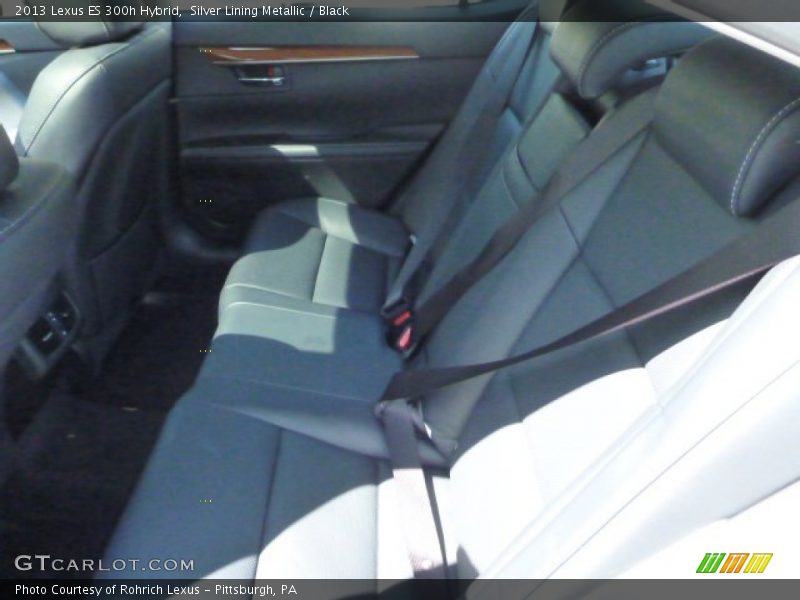 Silver Lining Metallic / Black 2013 Lexus ES 300h Hybrid
