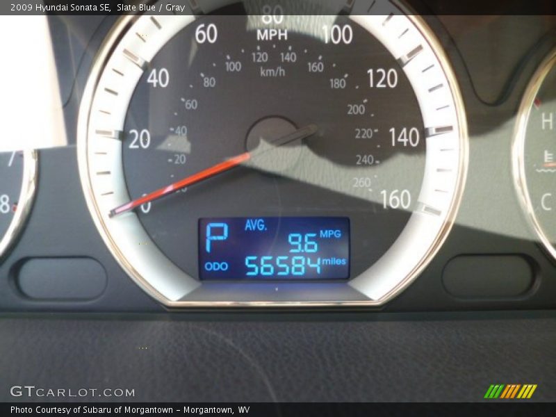 Slate Blue / Gray 2009 Hyundai Sonata SE
