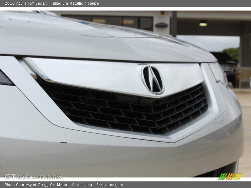Palladium Metallic / Taupe 2010 Acura TSX Sedan