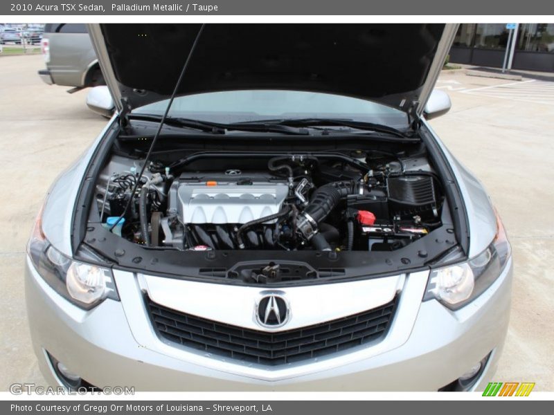 Palladium Metallic / Taupe 2010 Acura TSX Sedan