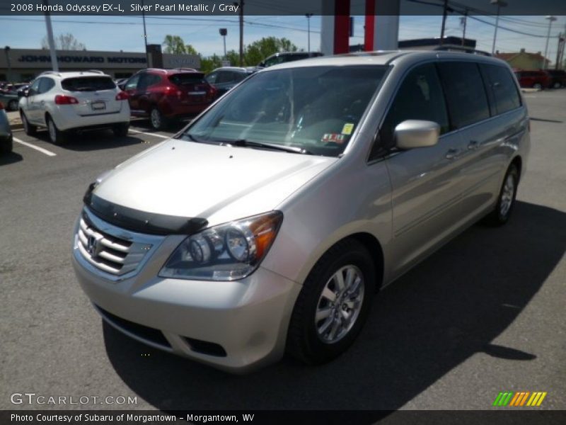 Silver Pearl Metallic / Gray 2008 Honda Odyssey EX-L