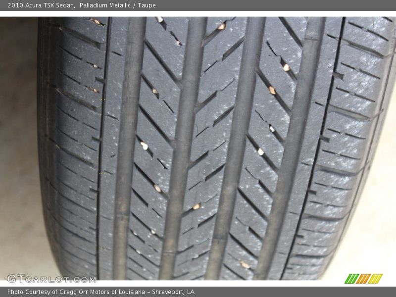 Palladium Metallic / Taupe 2010 Acura TSX Sedan