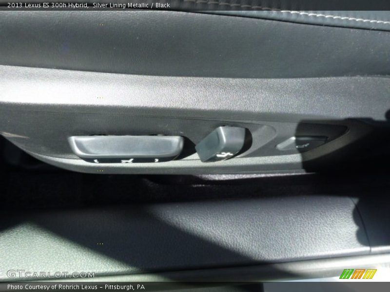 Silver Lining Metallic / Black 2013 Lexus ES 300h Hybrid