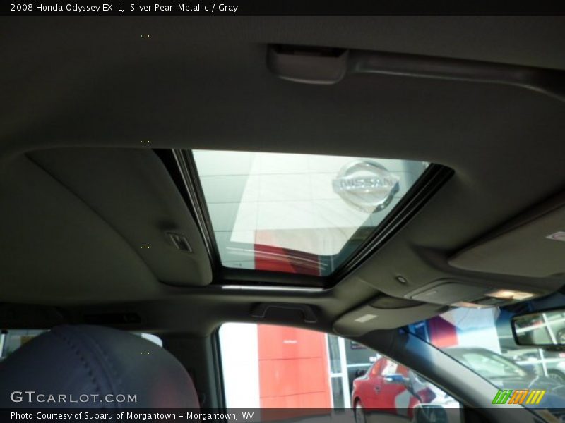 Silver Pearl Metallic / Gray 2008 Honda Odyssey EX-L