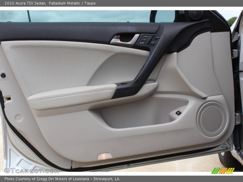 Palladium Metallic / Taupe 2010 Acura TSX Sedan