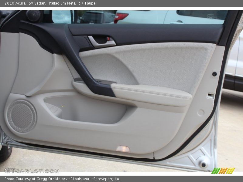 Palladium Metallic / Taupe 2010 Acura TSX Sedan