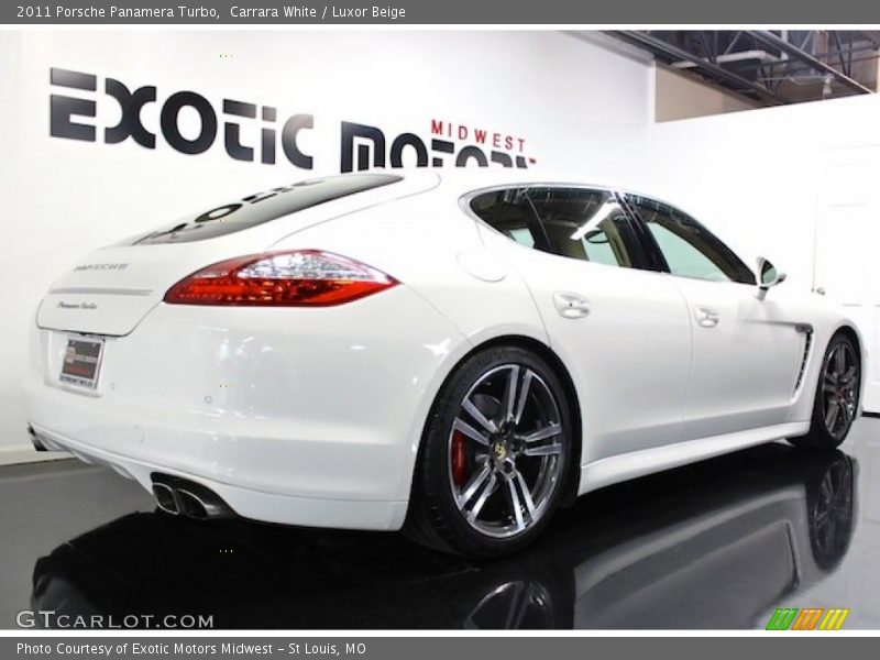 Carrara White / Luxor Beige 2011 Porsche Panamera Turbo