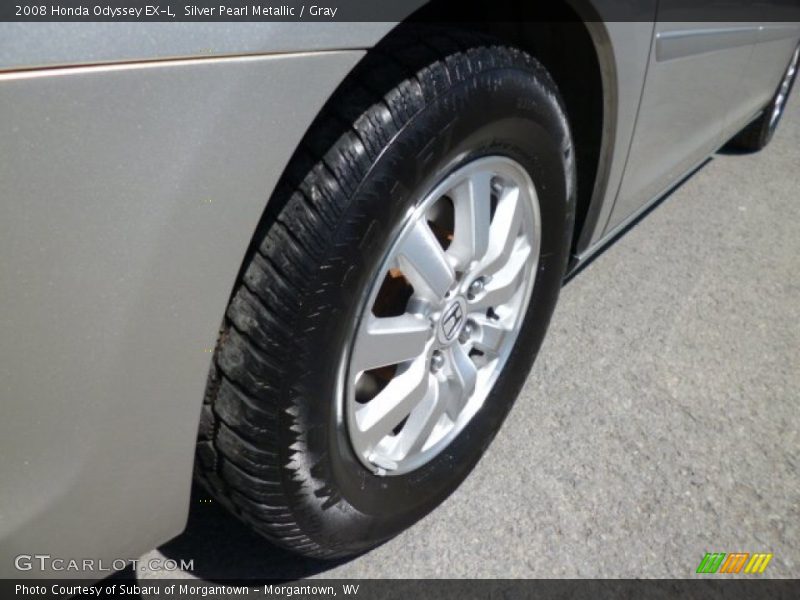 Silver Pearl Metallic / Gray 2008 Honda Odyssey EX-L