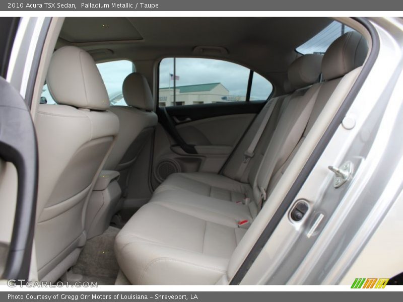 Palladium Metallic / Taupe 2010 Acura TSX Sedan