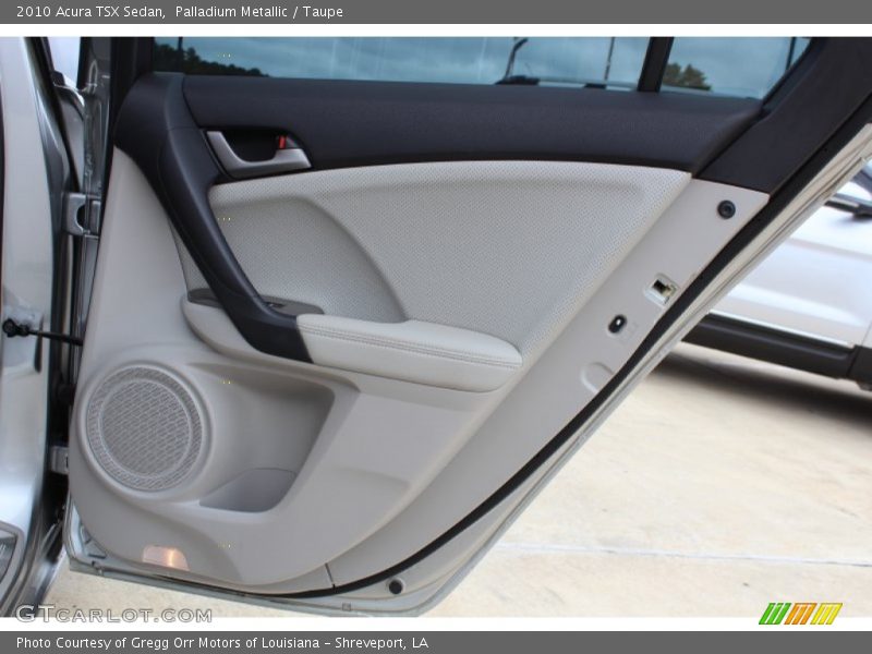 Palladium Metallic / Taupe 2010 Acura TSX Sedan