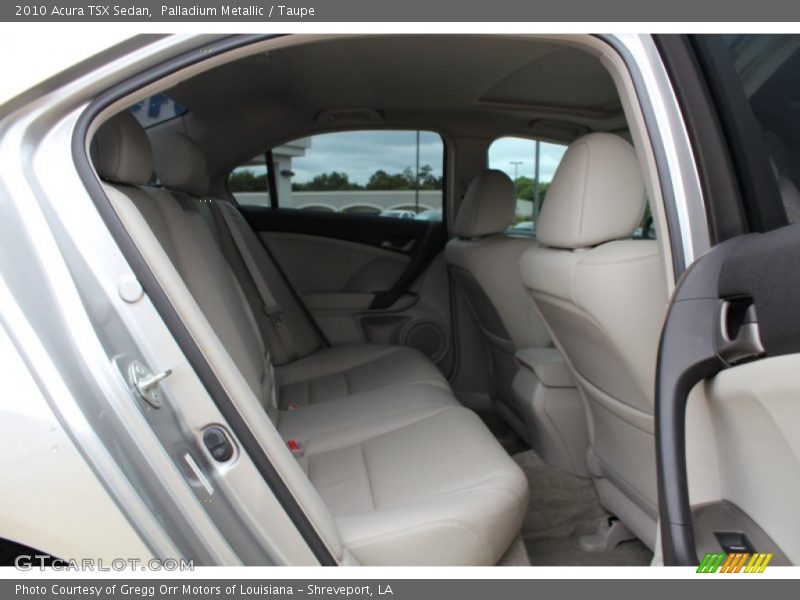 Palladium Metallic / Taupe 2010 Acura TSX Sedan