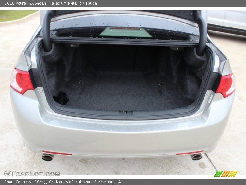 Palladium Metallic / Taupe 2010 Acura TSX Sedan