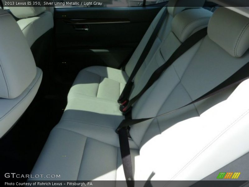 Silver Lining Metallic / Light Gray 2013 Lexus ES 350