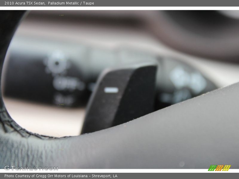 Palladium Metallic / Taupe 2010 Acura TSX Sedan