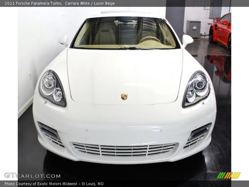 Carrara White / Luxor Beige 2011 Porsche Panamera Turbo